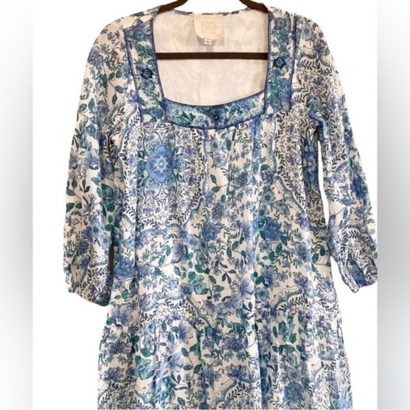 Johnny Was Leilani Mini Dress Linen NWOT
Blue Floral Embroidered Neck Small - Picture 3 of 9
